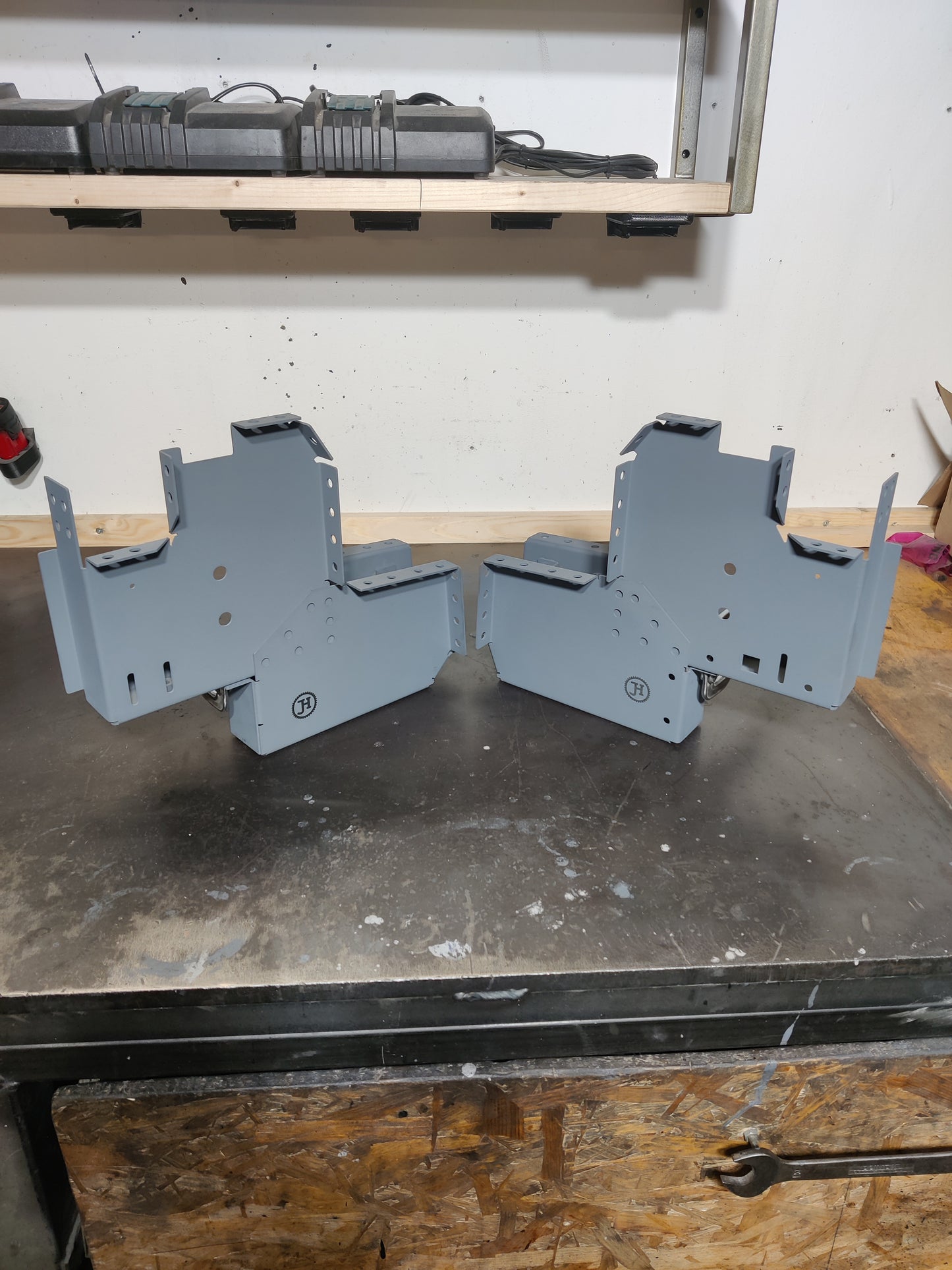 Satz Wagenheberaufnahme VW T4 mit Innenausleger